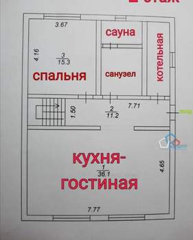 Дом 120м², 2-этажный, участок 7 сот.