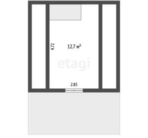 Дом 47м², 2-этажный, участок 6 сот.