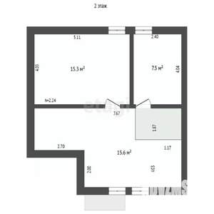 Таунхаус 93м², 2-этажный, участок 4 сот.