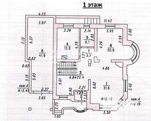 Дом 326м², 3-этажный, участок 12 сот.
