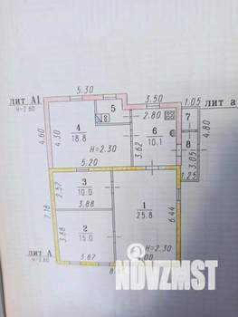 Дом 82м², 1-этажный, участок 4 сот.