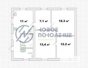 Дом 70м², 1-этажный, участок 9 сот.