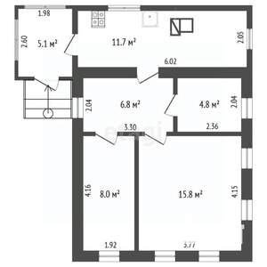 Дом 75м², 1-этажный, участок 5 сот.