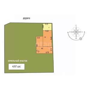 Дом 336м², 2-этажный, участок 5 сот.