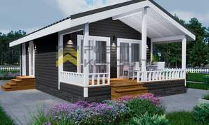 Дом 57м², 1-этажный, участок 6 сот.