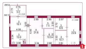 Дом 88м², 1-этажный, участок 7 сот.