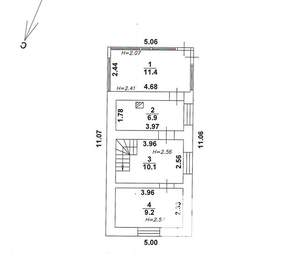 Дом 75м², 2-этажный, участок 13 сот.
