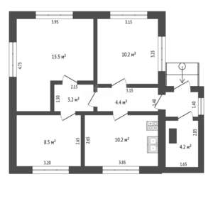 Дом 255м², 2-этажный, участок 5 сот.