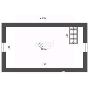 Дом 25м², 2-этажный, участок 5 сот.