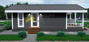 Дом 57м², 1-этажный, участок 6 сот.