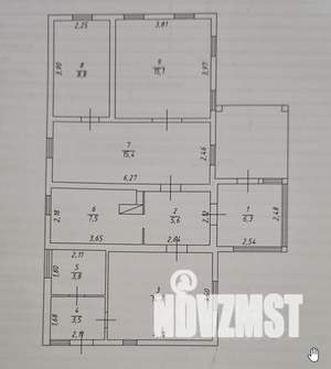 Дом 88м², 1-этажный, участок 393 сот.