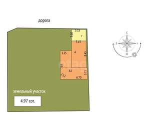 Дом 336м&sup2;, 2-этажный, участок 5 сот.  