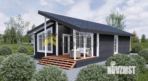 Дом 84м&sup2;, 1-этажный, участок 6 сот.  