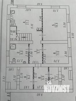 Коттедж 161м², 2-этажный, участок 7 сот.  