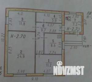 Дом 90м², 1-этажный, участок 5 сот.  