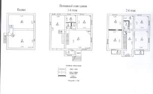 Коттедж 318м², 3-этажный, участок 8 сот.  