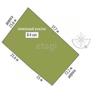 Дом 150м², 2-этажный, участок 5 сот.  