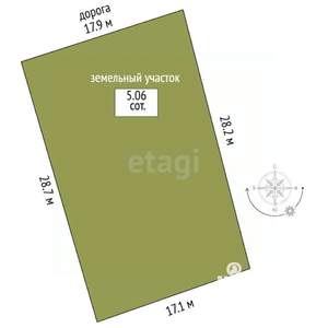 Дача 52м², 2-этажный, участок 5 сот.  