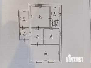 Дом 81м², 1-этажный, участок 3 сот.  