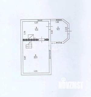 Дача 36м², 2-этажный, участок 6 сот.  