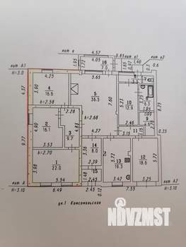 Дом 194м², 1-этажный, участок 4 сот.  