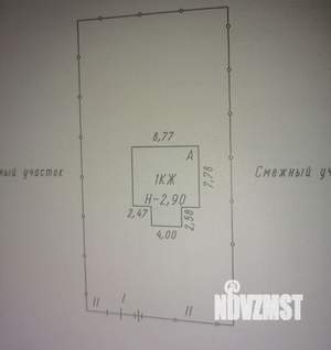 Дом 68м&sup2;, 1-этажный, участок 8 сот.  