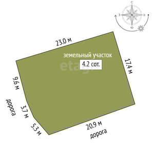 Дом 10м², 2-этажный, участок 4 сот.  