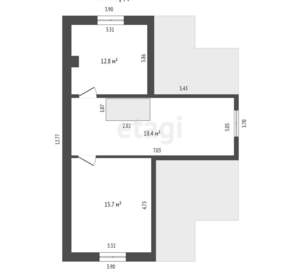 Дом 242м², 3-этажный, участок 4 сот.  