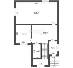 Дом 221м&sup2;, 3-этажный, участок 5 сот.  