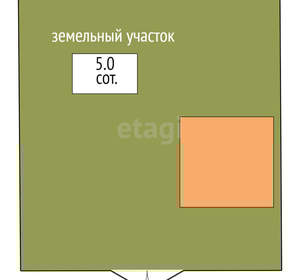 Дом 20м², 2-этажный, участок 5 сот.  