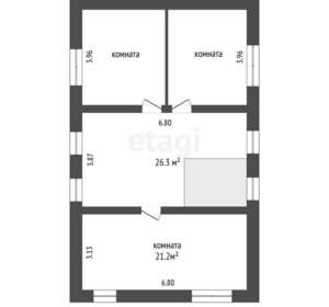 Дом 157м², 2-этажный, участок 5 сот.  
