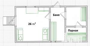 Дача 26м², 1-этажный, участок 6 сот.  