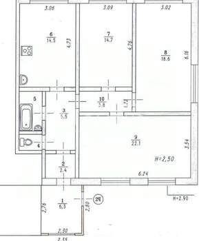 Дом 85м², 2-этажный, участок 3 сот.  