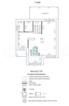 Дом 197м&sup2;, 2-этажный, участок 13 сот.  