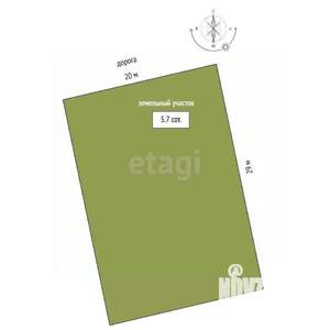 Дача 40м², 2-этажный, участок 6 сот.  