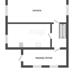 Дом 54м², 2-этажный, участок 5 сот.  
