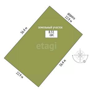 Дом 210м², 2-этажный, участок 9 сот.  