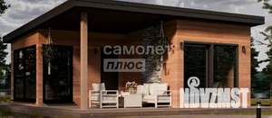 Дом 42м², 1-этажный, участок 6 сот.  