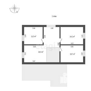 Дом 160м², 2-этажный, участок 4 сот.  