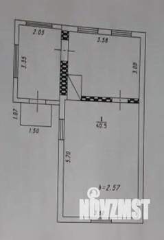 Дом 41м&sup2;, 1-этажный, участок 5 сот.  
