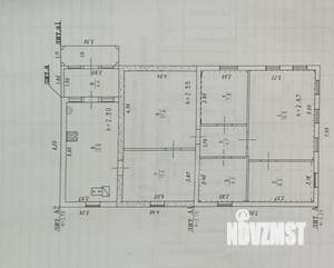 Дом 91м&sup2;, 1-этажный, участок 4 сот.  