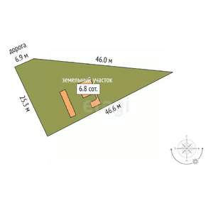 Дача 117м², 2-этажный, участок 7 сот.  