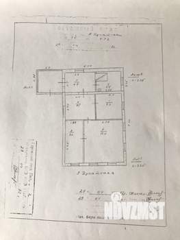 Дом 53м&sup2;, 1-этажный, участок 6 сот.  