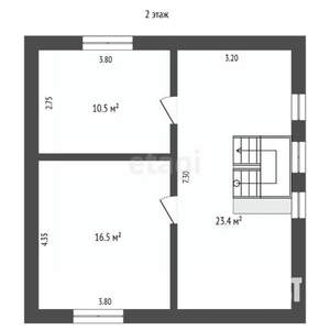 Дача 120м², 2-этажный, участок 10 сот.  