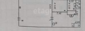 Дом 55м², 1-этажный, участок 3 сот.  