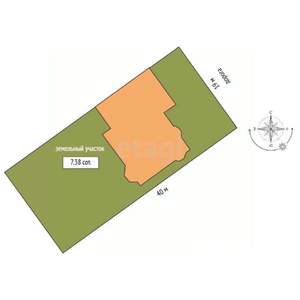 Дом 468м&sup2;, 3-этажный, участок 7 сот.  