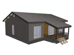 Дом 153м&sup2;, 1-этажный, участок 10 сот.  