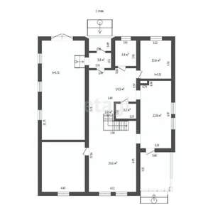 Дом 274м², 2-этажный, участок 8 сот.  