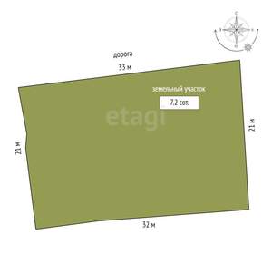 Дача 15м², 2-этажный, участок 7 сот.  