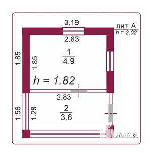 Дом 10м², 2-этажный, участок 4 сот.  